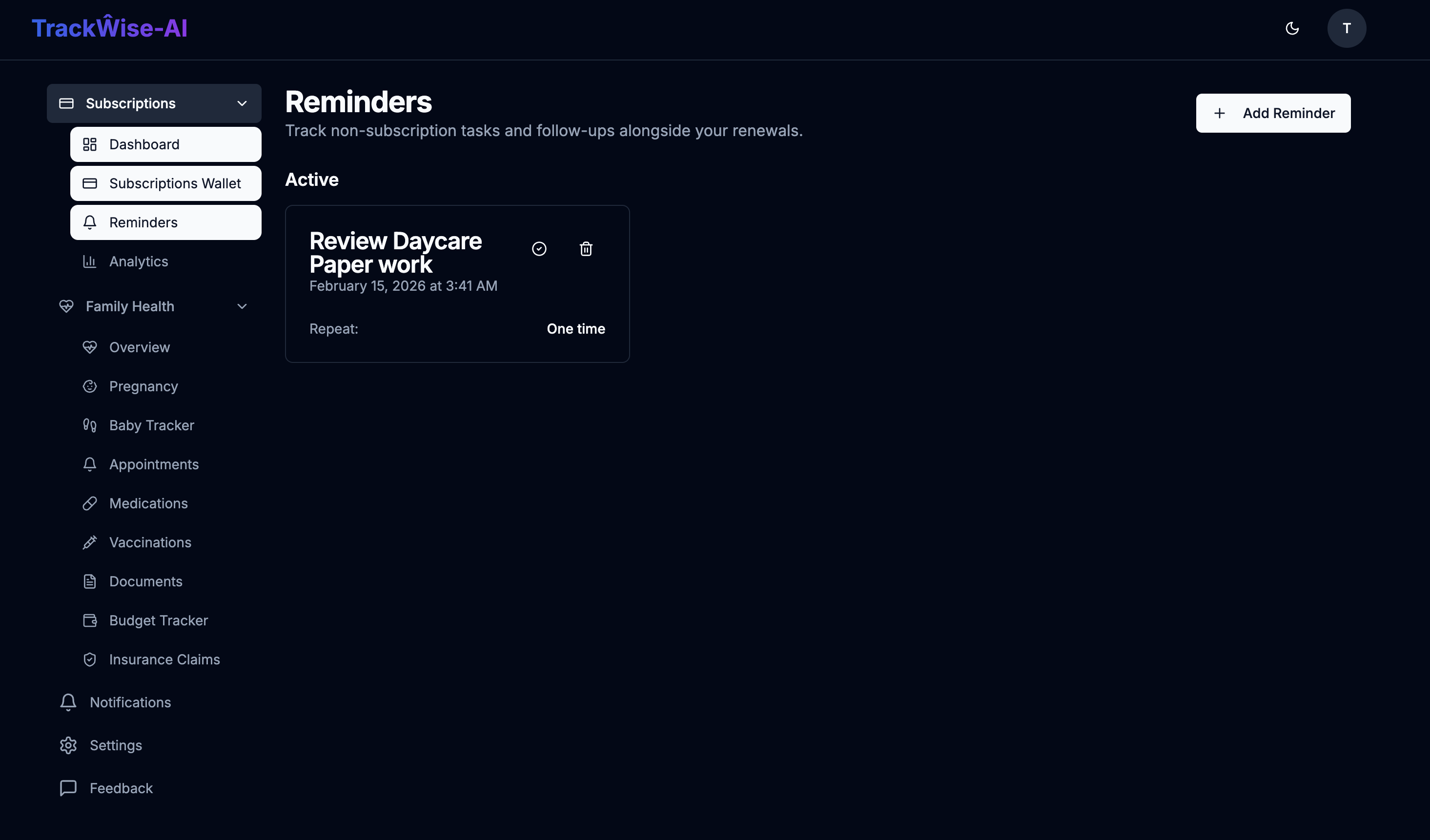 TrackWise Screenshot 3